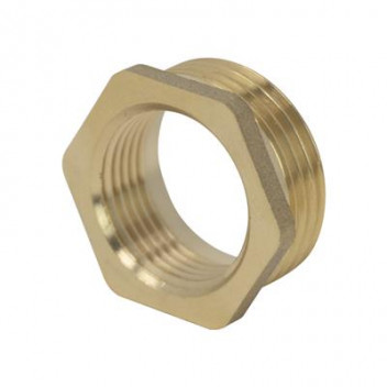 1.1/4x1/2\" Brass Hexagon Bush
