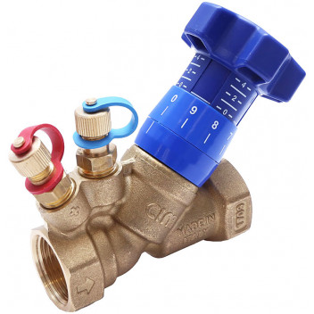 32mm ART22 DZR Brass Fixed Orifice Commissiong Valve BSPP PN25 - Standard Flow