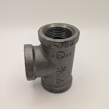 32mm OA161 Black Malleable Iron Tee