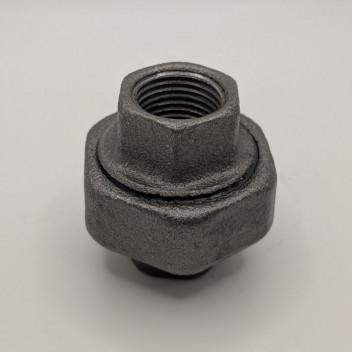 32mm OA256 Black Malleable Iron Union