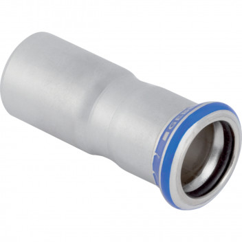 28x15mm Geberit Mapress 32307 Stainless Steel Plain Ended Reducer