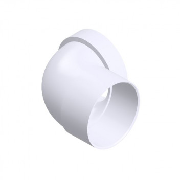 50mm 117.2.90 White Adaptor Solvent Bend