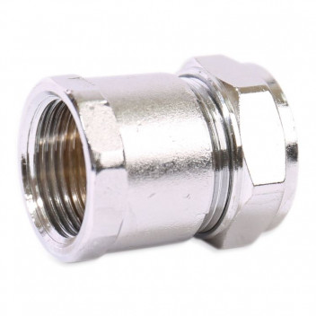 22x1\" Chrome Compression Female Iron BSP Coupling CP303