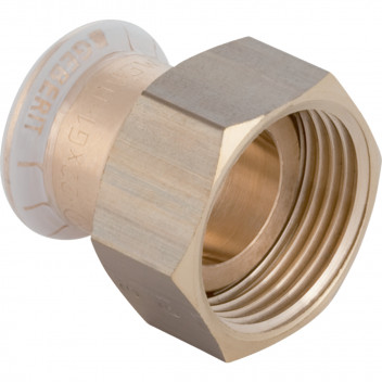 35mmx1.1/2\"Geberit Mapress 65086 Copper Adaptor with Brass Union Nut