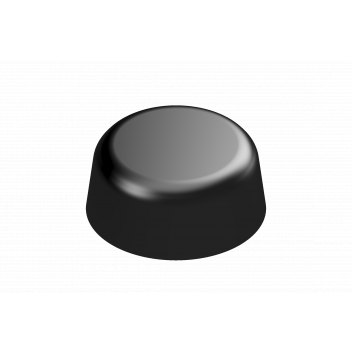 110mm 152.4B Black Duct Cowl