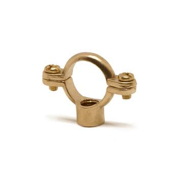 22mm x M10 A632 Metric Brass Single Pipe Ring