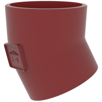 100mm EF002 Ensign Soil Short Radius 30 Degree Bend 191444