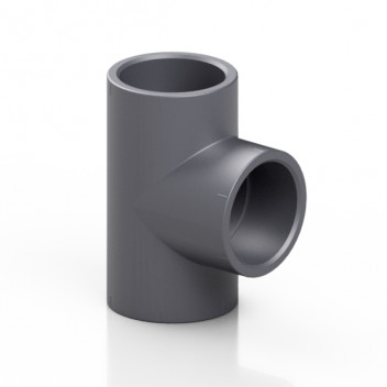 25mm TII PVC-U Plain Solvent Cement 90 Degree Tee