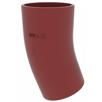 100mm EF02L Ensign Soil Long Radius 22 Degree Bend 191548