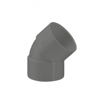 50mm 201.2.165 Grey 165deg Double Socket Swept Bend
