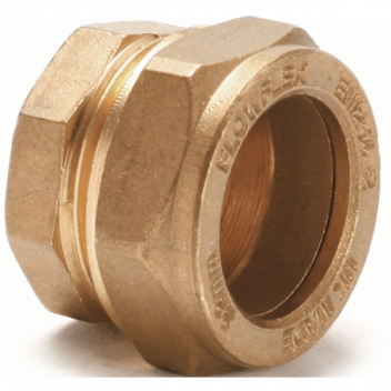 35mm Compression DZR End Cap CMS323