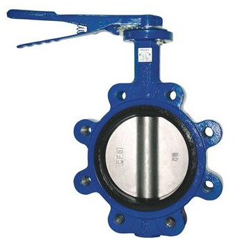 100mm V905 Ductile Iron Butterfly Valve Lever Op Fully Lugged PN16
