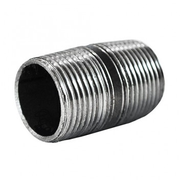50mm Black Heavy Close Taper Nipple