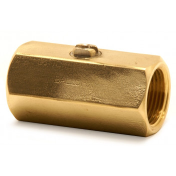 1/2\" x 1/2\" 3350YA DZR Brass Ballofix Isolating Ball Valve PN16 FxF