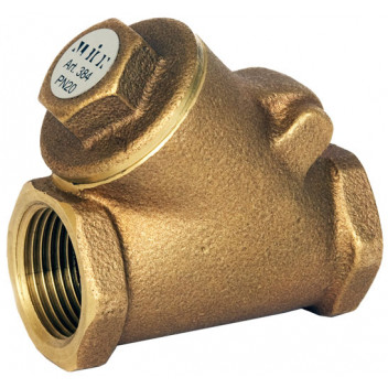 50mm ART384 Bronze Swing Check Valve BSP Taper FxF PN20