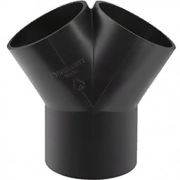 50x50mm 60deg Geberit HDPE Double Y Branch 361.462.16.1