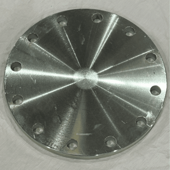 300mm PN16 P235GH Full Thickness BZP Blank Flange EN1092-1