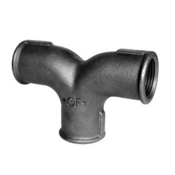 25mm F132 Black Malleable Iron Twin Elbow