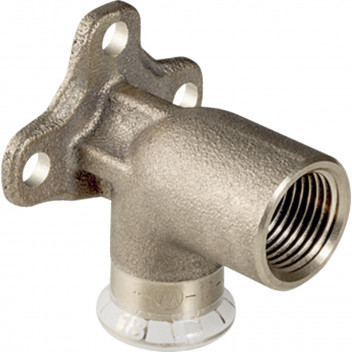 22mmx3/4\" Geberit Mapress 63457 Copper Elbow Tap Connector with Female Thread