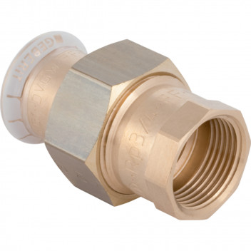 28mmx1\" Geberit Mapress 65485 Copper Adaptor Union & Brass Nut - Female