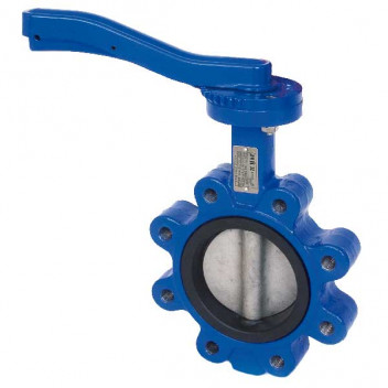 65mm ART135 Ductile Iron Lugged and Tapped Butterfly Valve PN16