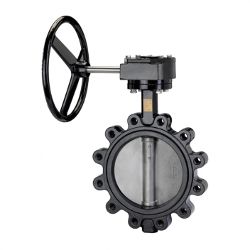 200mm F632 Ductile Iron Fully-Lugged Gear-Operated Butterfly Valve PN16