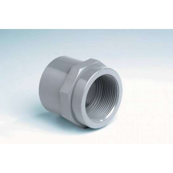1 1/4\" MAC ABS Plain/BSP Threaded Socket