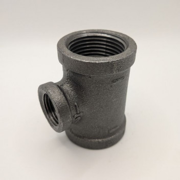 20x15mm OA161 Black Malleable Iron Reduced Tee