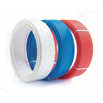 16mm PEX/AL/PEX B Rated RED Insulated Pipe - 100 Metre Length