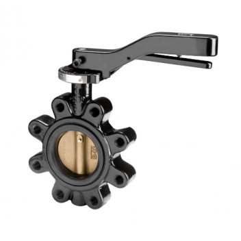 250mm F628 Ductile Iron Fully-Lugged Butterfly Valve EPDM (High Temp) PN16