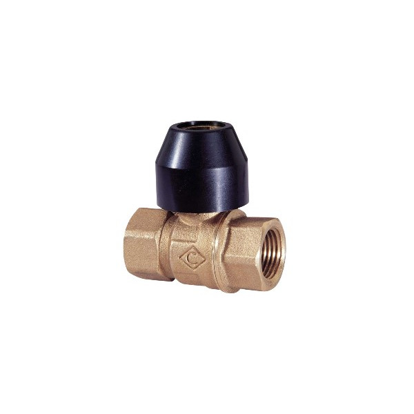 32mm D171LS Bronze Lockshield Ball Valve PN25 FxF 0EA06286M