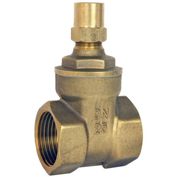 20mm ART640LS DZR Brass Lockshield Gate Valve FxF PN20